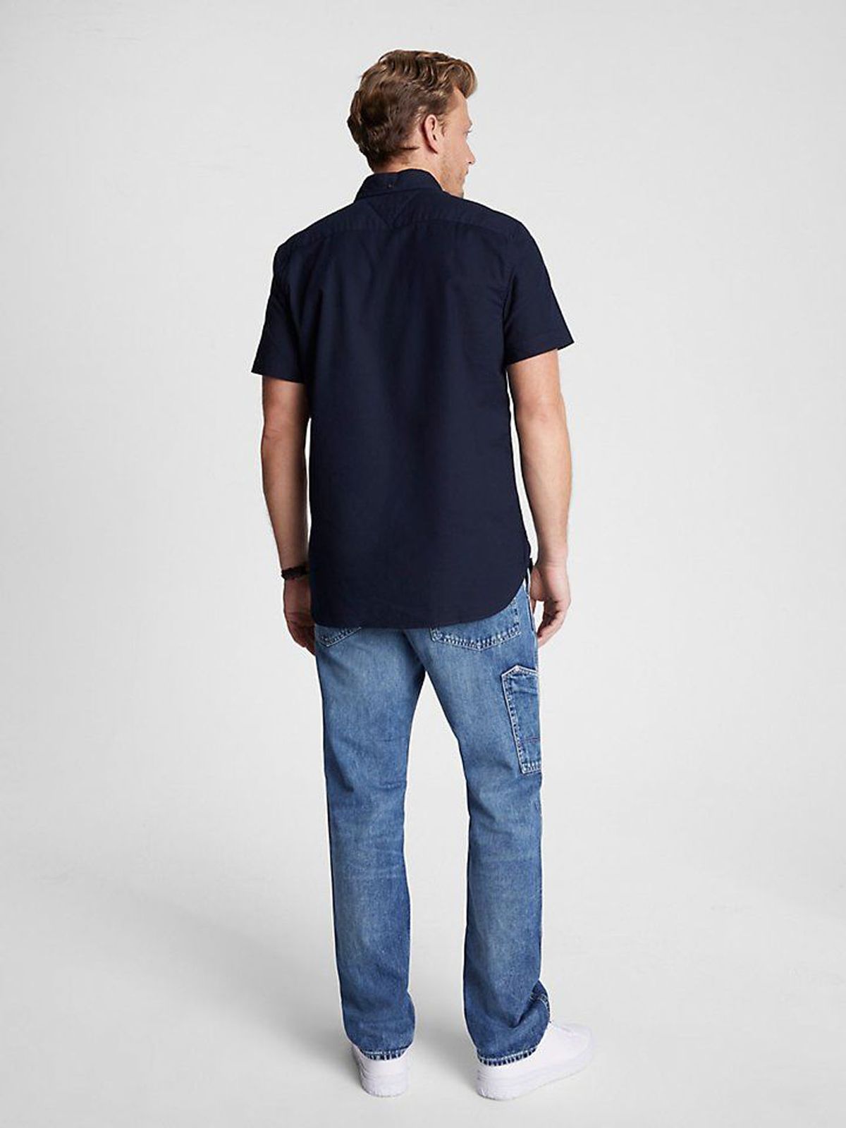 Tommy Hilfiger-CAMISA OXFORD DE CORTE REGULAR