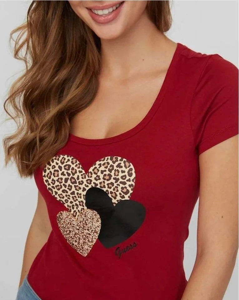 Guess Lennan Heart Tee