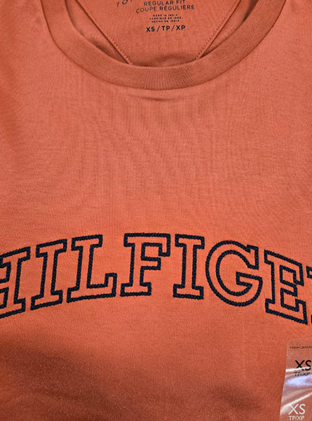 Tommy Hilfiger-Camiseta Tommy Hilfiger de Corte Regular con Logotipo Bordado para Hombre