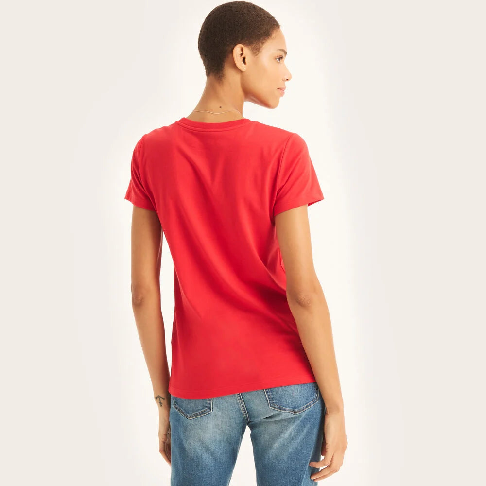 Nautica Sustainably Crafted Foil Heritage Flag Graphic T-Shirt
