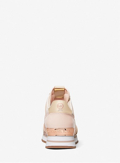 Michael Kors Maddy Mixed-Media Trainer