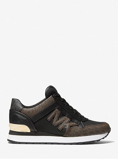 Michael Kors Maddy Mixed-Media Trainer