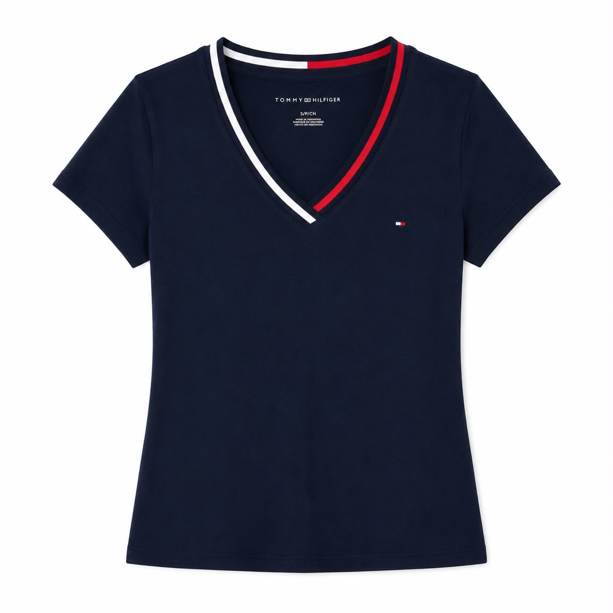 Tommy Hilfiger Short-sleeved t-shirt or blouse with scalloped collar