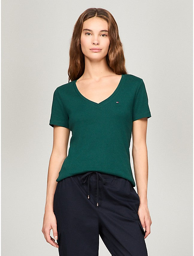 Tommy Hilfiger Stripe Crewneck Favorite T-Shirt