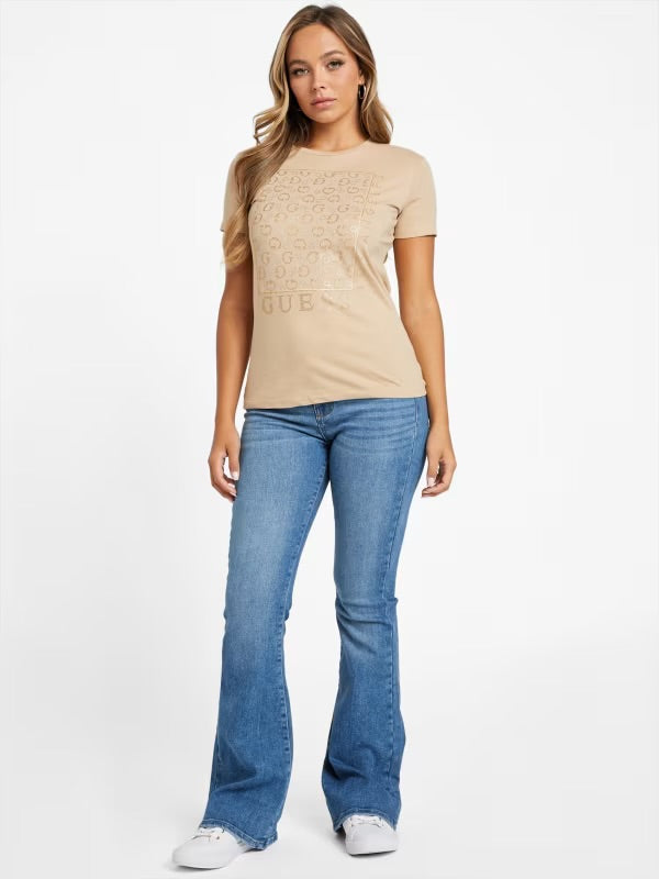 Guess Naty Crewneck Rhinestone Tee