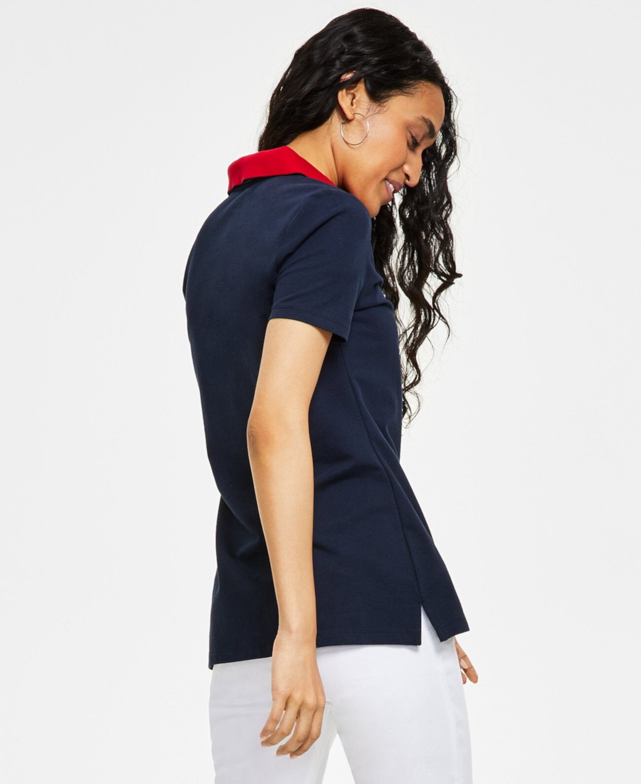 Tommy Hilfiger Women's Th Flex Hampton Cuffed Heart Polo