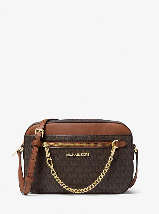 Michael Kors Jet Set Large Logo Crossbody Bag