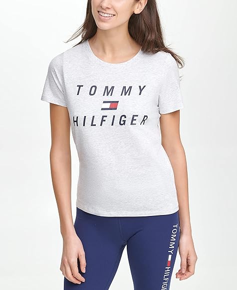 Tommy Hilfiger Womens Short Sleeve Logo T-shirtT-Shirt