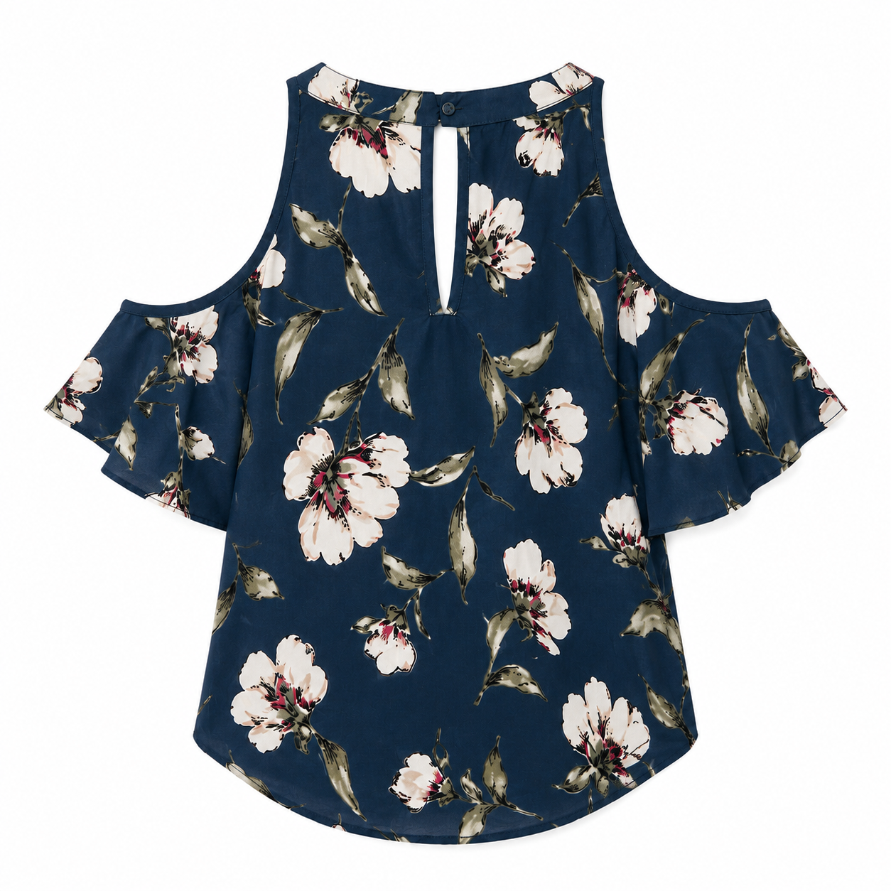 Sienna Sky Cold shoulder style blouse bare shoulders