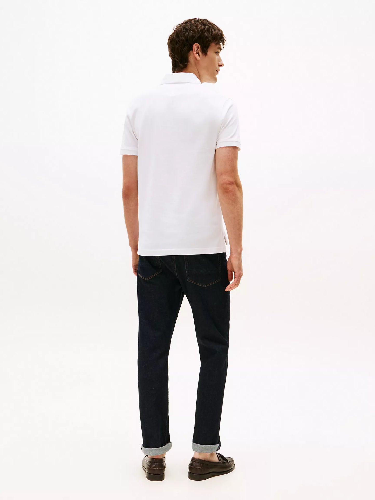 Tommy Hilfiger-Regular Fit Stretch Tommy Polo