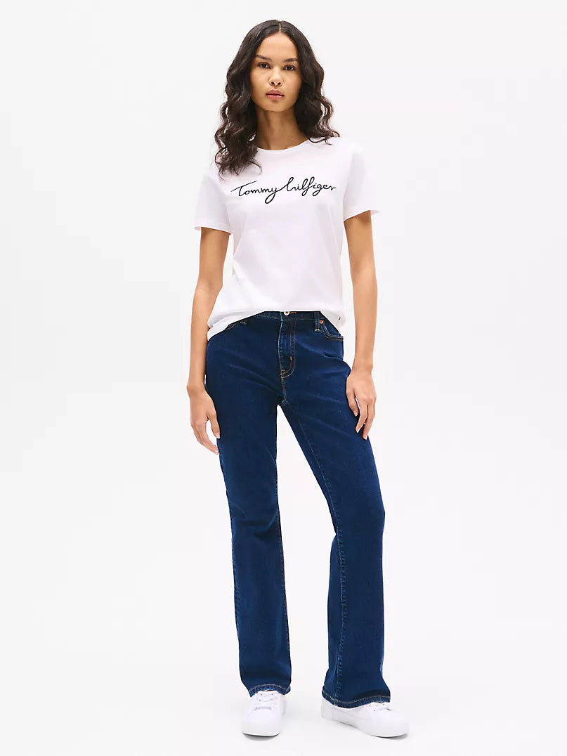 Tommy Hilfiger Embroidered Signature Crewneck T-Shirt