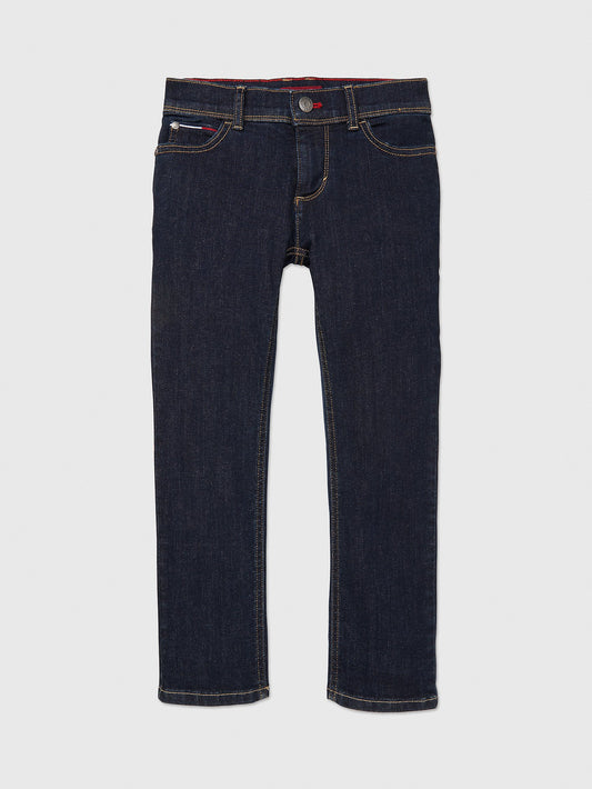 Tommy Hilfiger KIDS' SLIM STRAIGHT JEAN