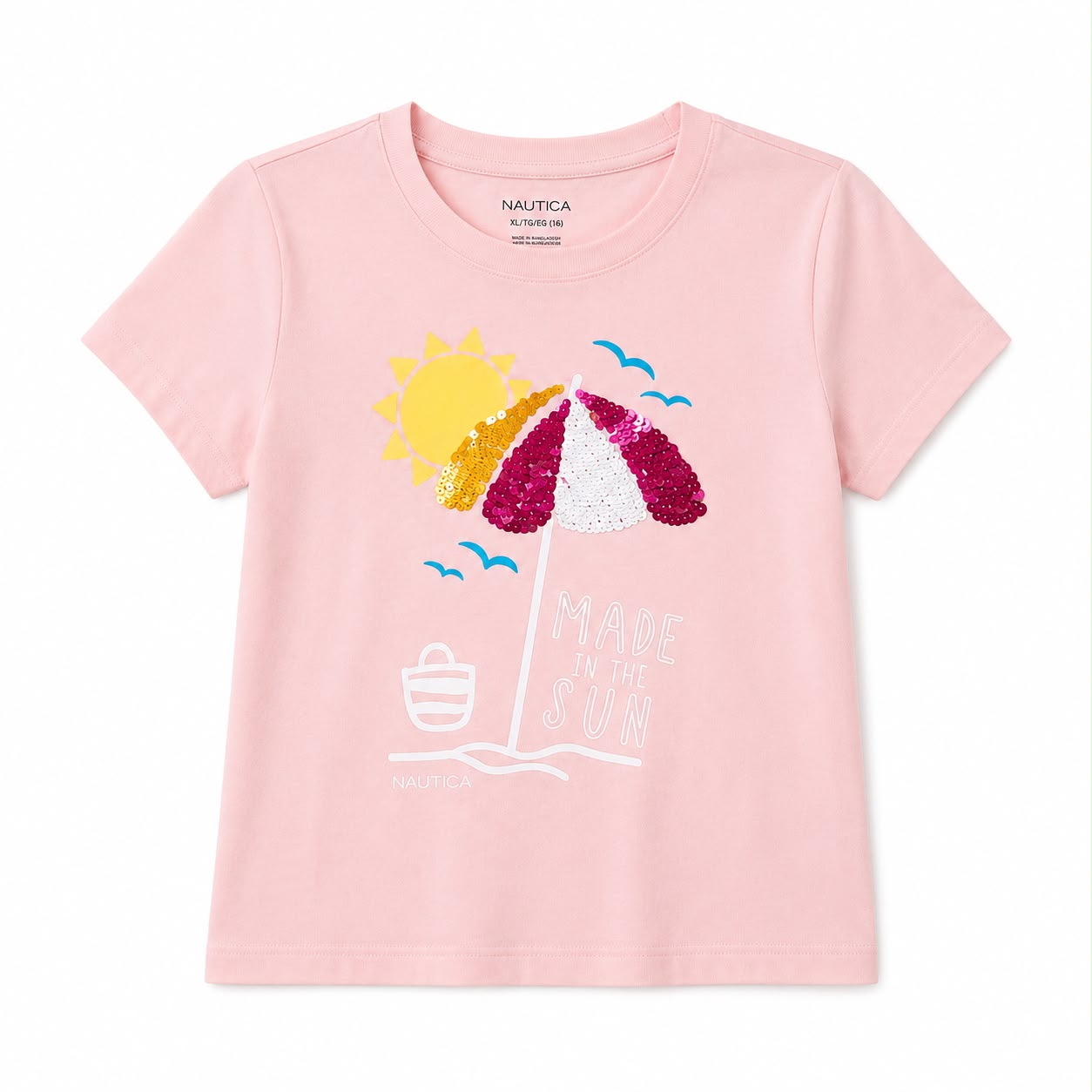 Nautica Short-sleeved graphic t-shirt for girls