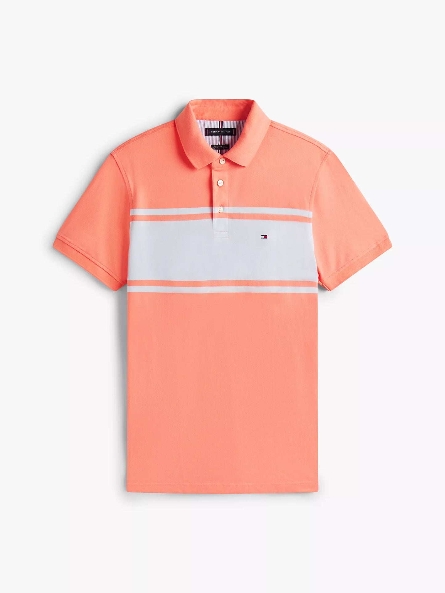 Tommy Hilfiger-Slim Fit Block Stripe Polo