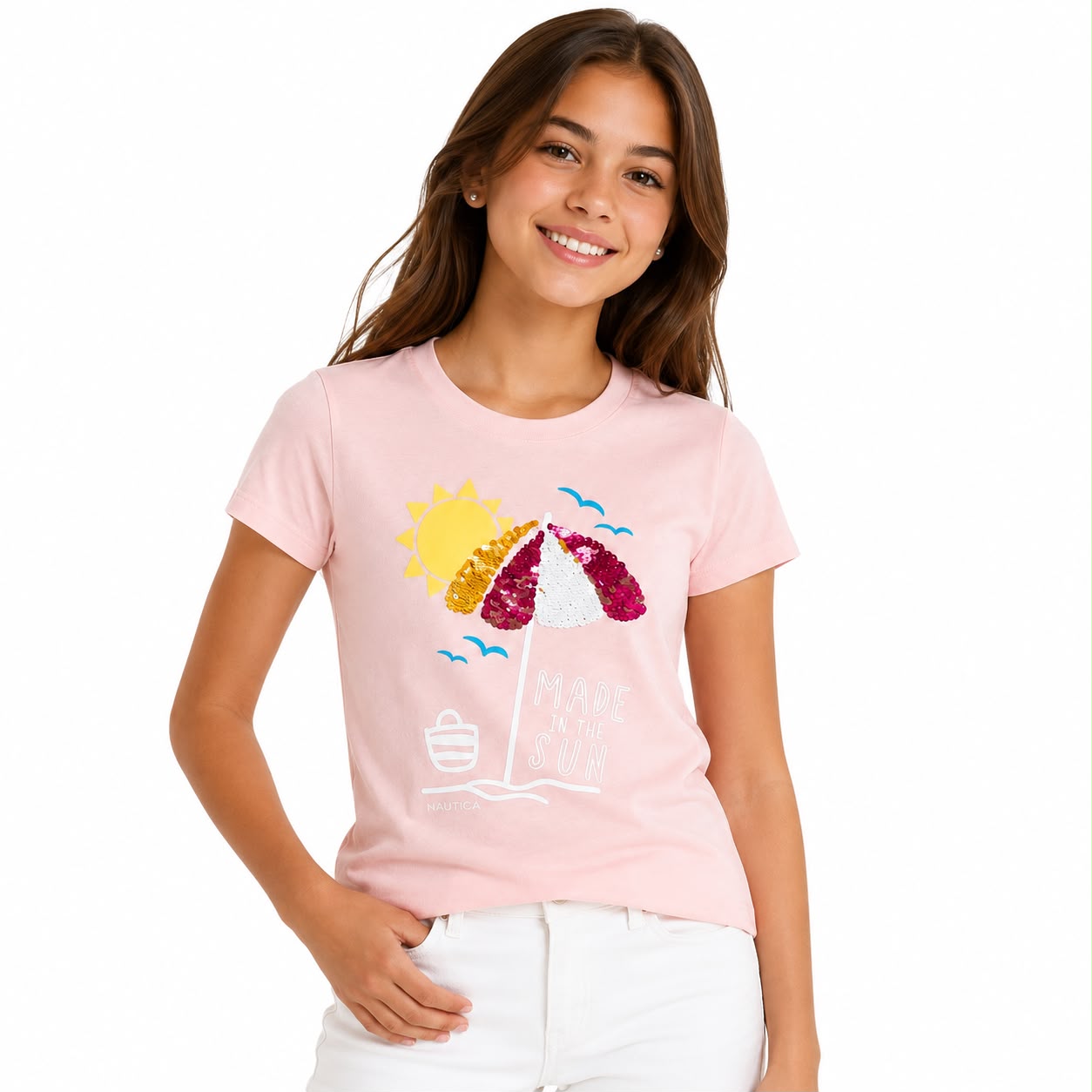 Nautica Short-sleeved graphic t-shirt for girls