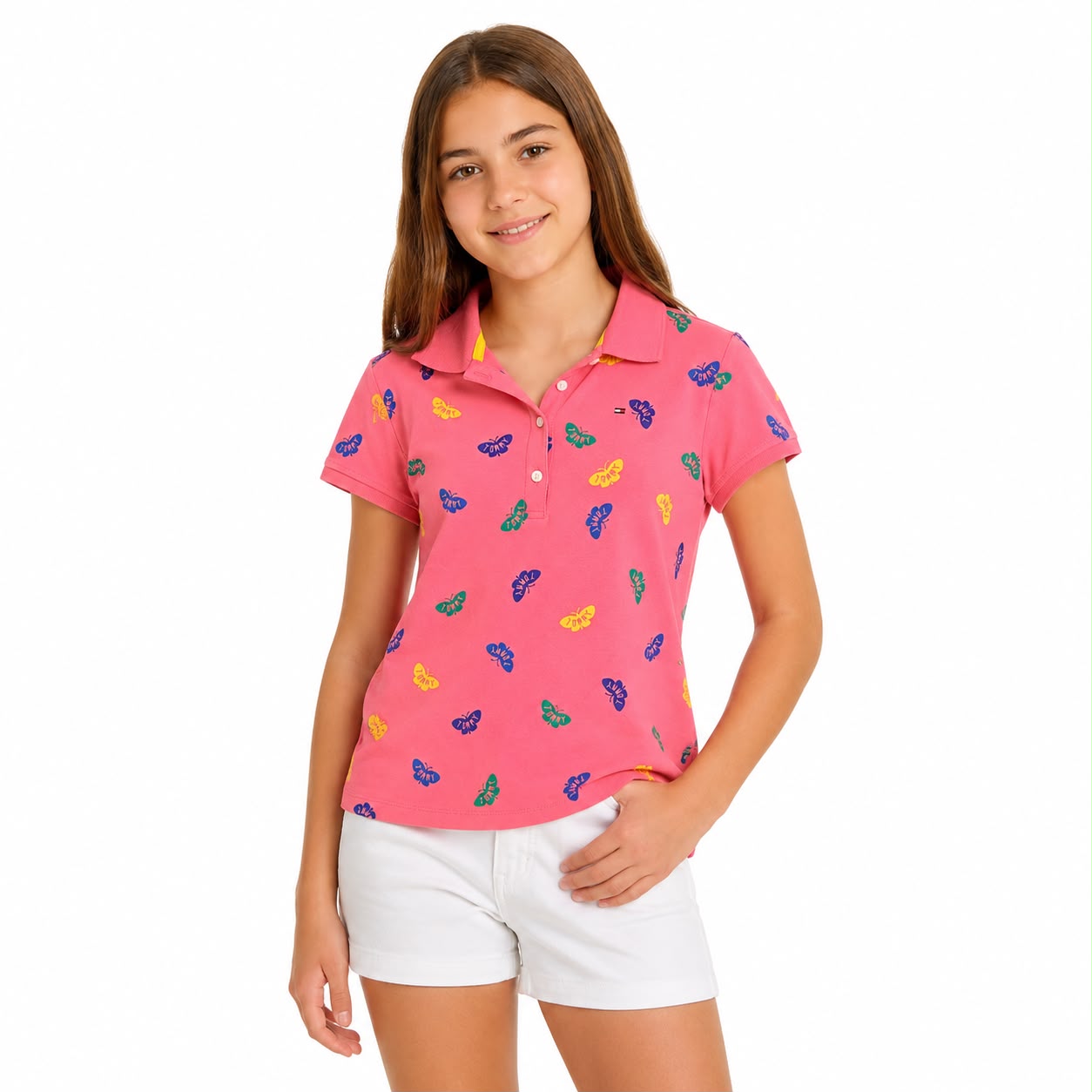 Tommy Hilfiger Adaptive polo shirt for girls