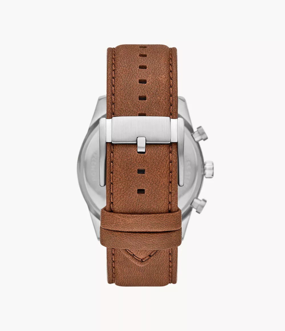 Fossil Sullivan Multifunction Medium Brown Leather Watch