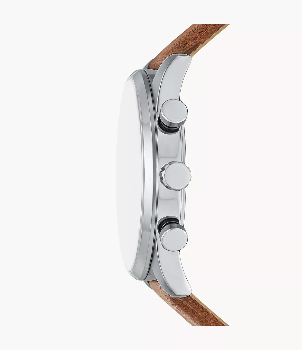 Fossil Sullivan Multifunction Medium Brown Leather Watch