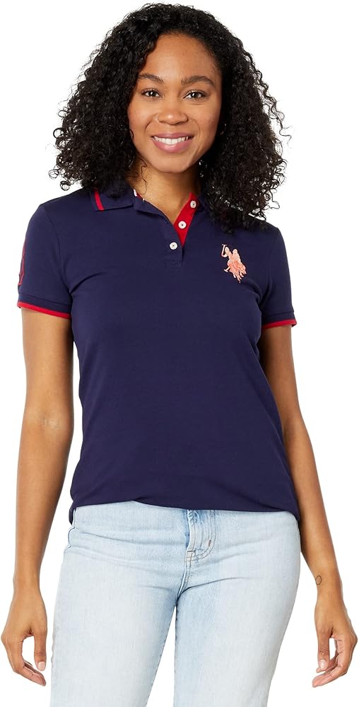 U.S. Polo Assn. Women's Contrast Patch Shirt