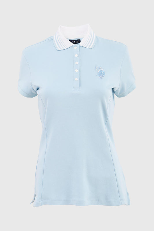 U.S. POLO ASSN. USPA Metallic Print Polo