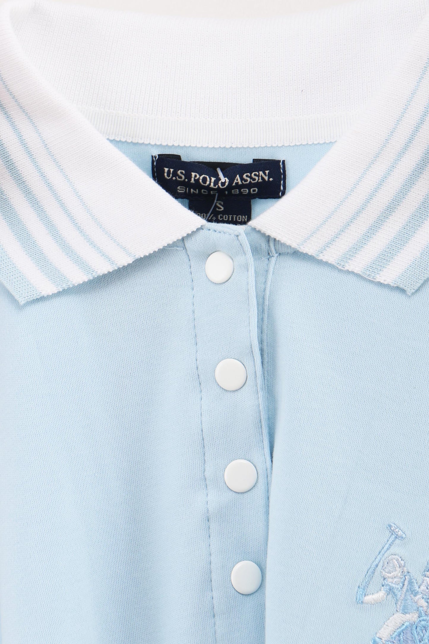 U.S. POLO ASSN. USPA Metallic Print Polo