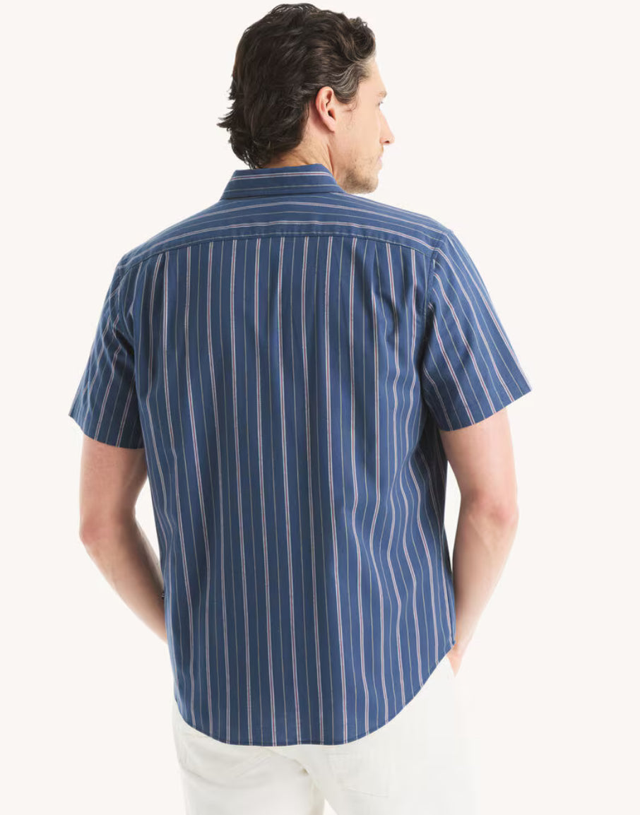 Náutica Striped Oxford Short-Sleeve Shirt