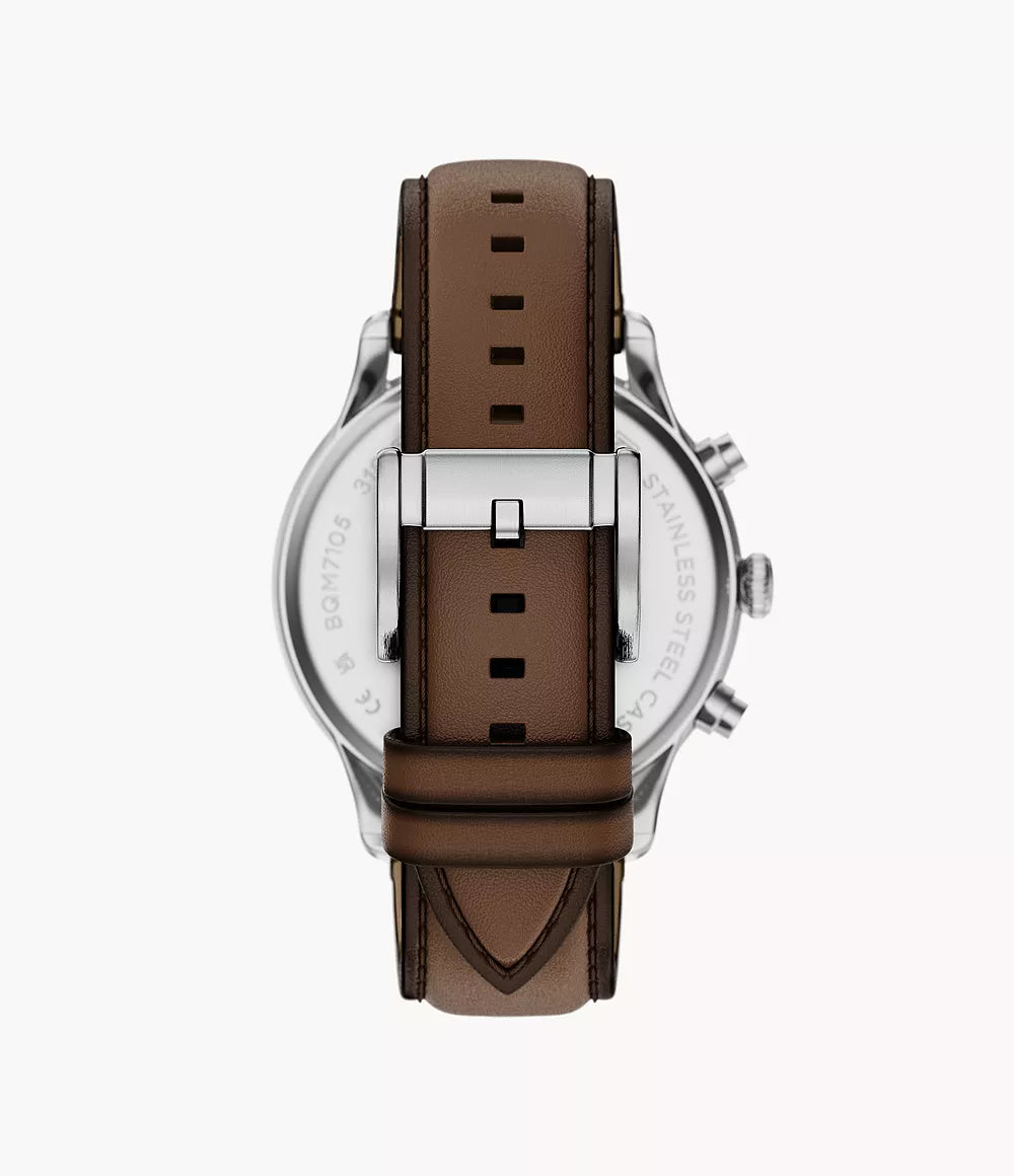 Fossil Bennett Multifunction Brown Leather Watch