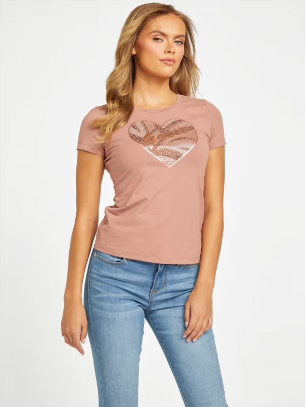 Guess Eco Lorna Heart Tee