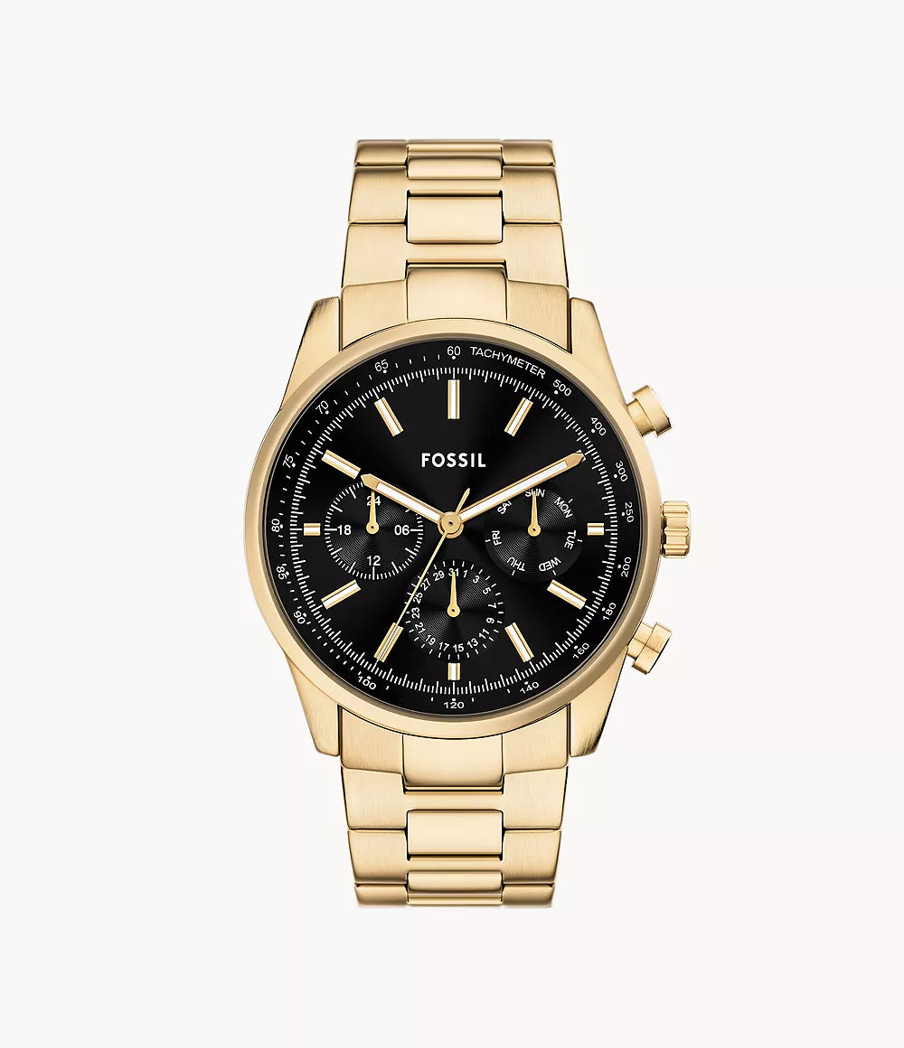 Fossil Sullivan Multifunction Gold-Tone Stainless Steel Watch