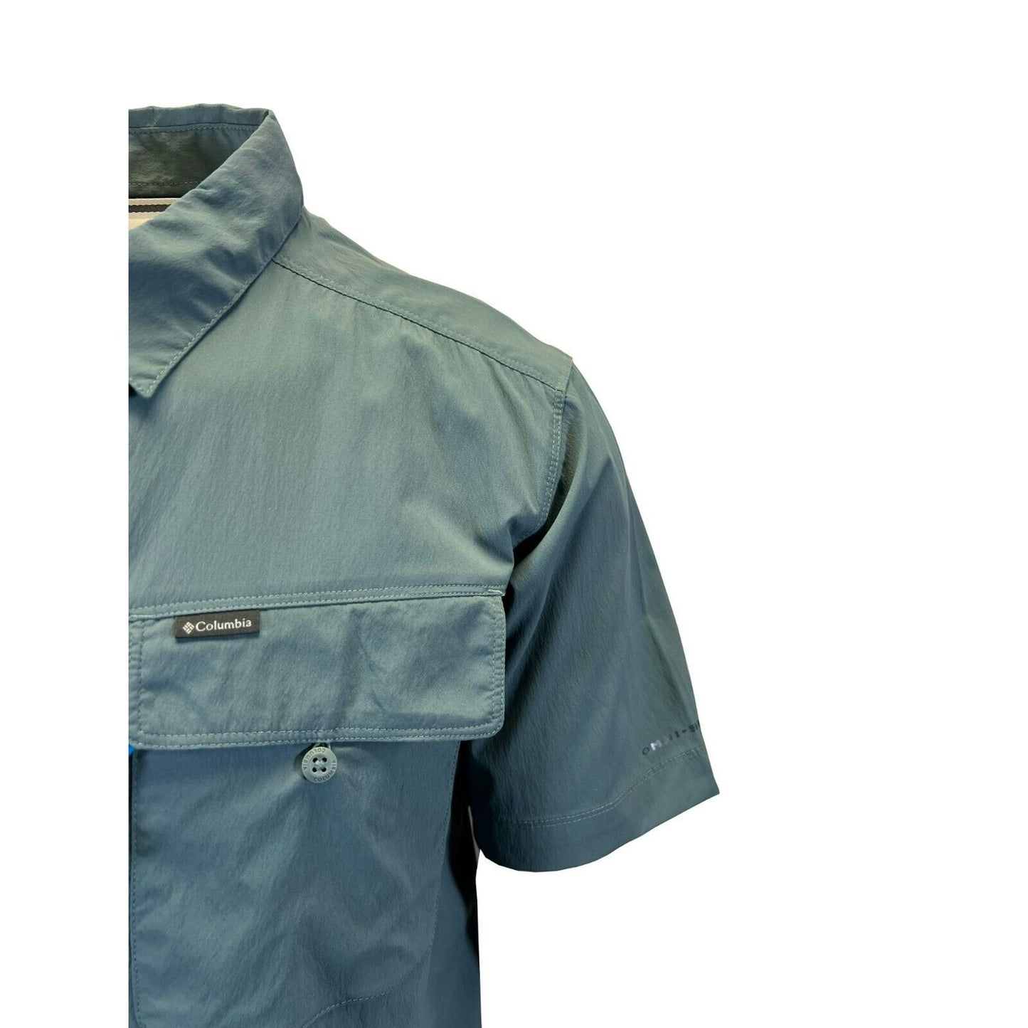 Columbia Men's Thyme Green Shirt Silver Ridge Short Sleeve (346)