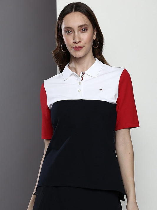 Tommy Hilfiger Colorblocked Collar Polo