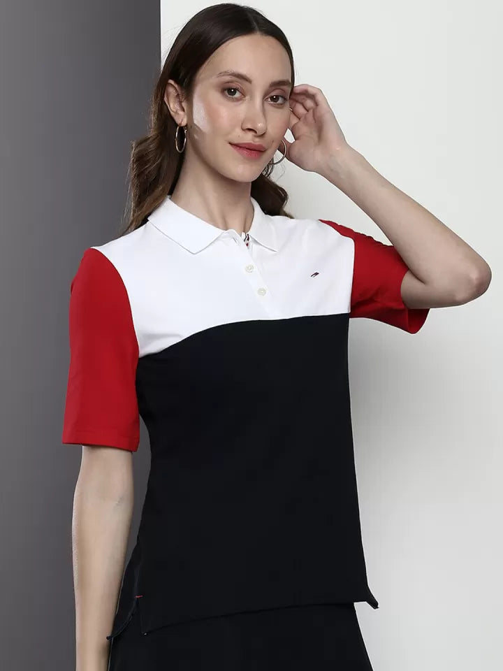 Tommy Hilfiger Colorblocked Collar Polo