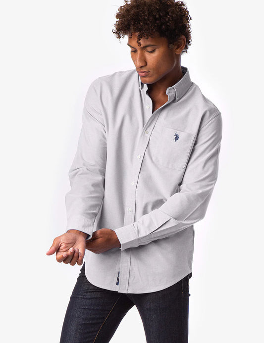 US Polo ASSN long sleeve stretch Oxford shirts