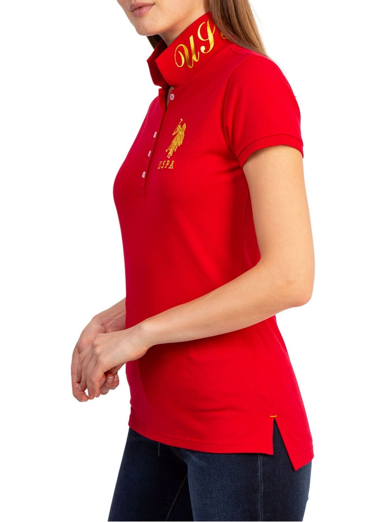 U.S. Polo Assn. Womens' Metallic P Shirt