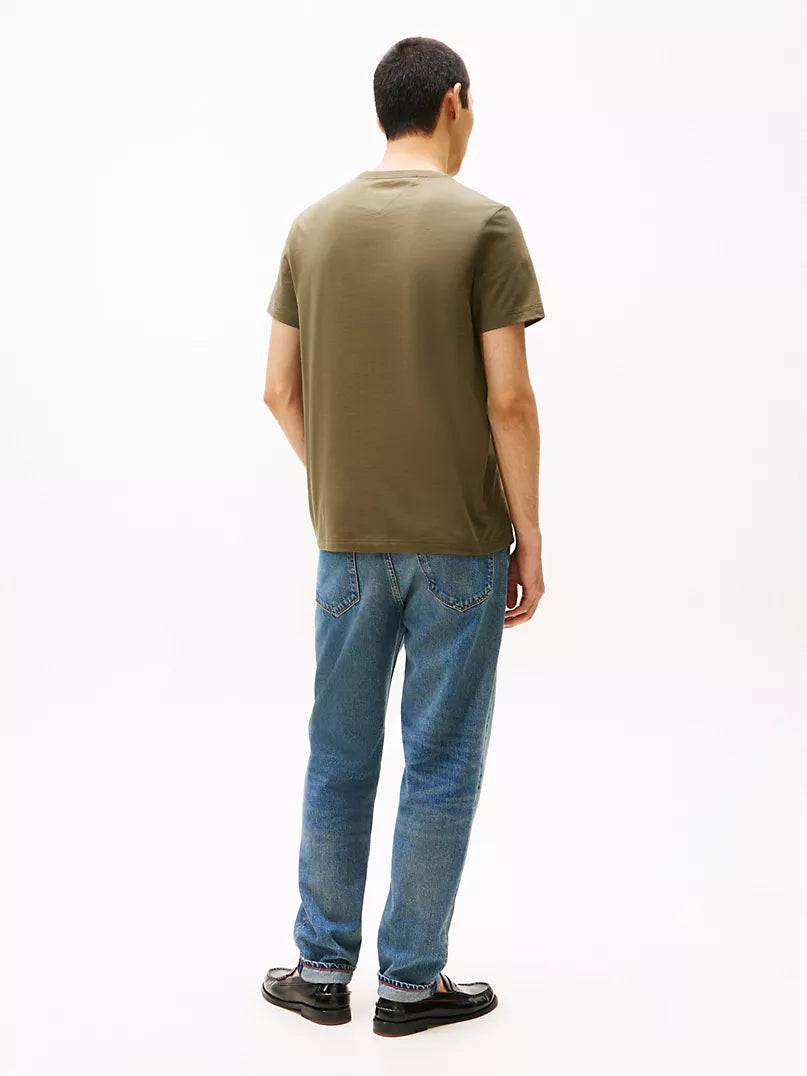 Tommy Hilfiger-Tonal Flag Logo T-Shirt