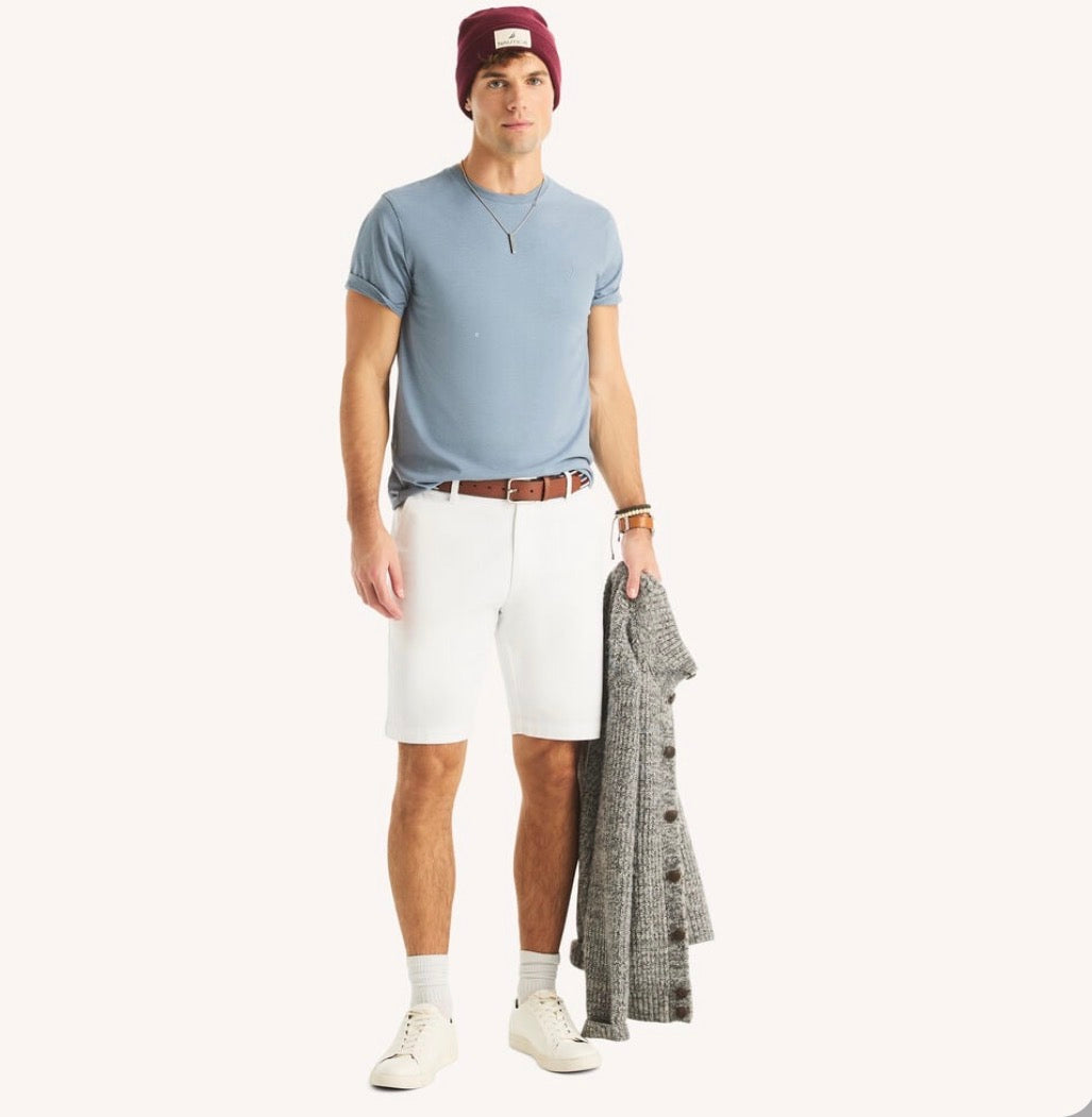 Nautica Heathered Crewneck T-Shirt