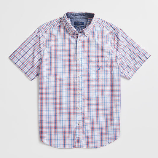 Nautica PLAID SHORT SLEEVE SHIRT