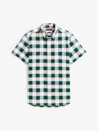 Tommy Hilfiger-Regular Fit Check Stretch Oxford Shirt