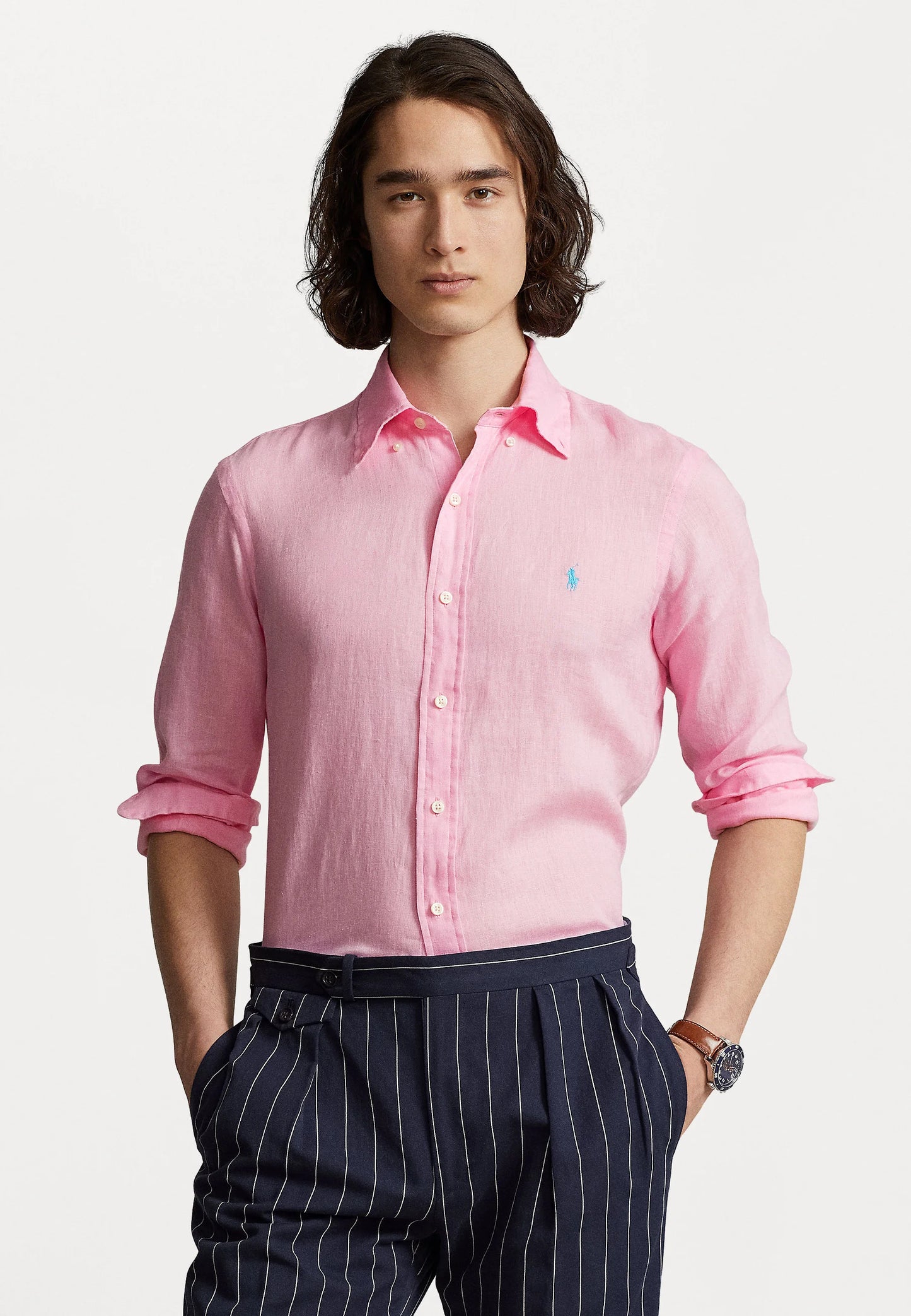 Polo Ralph Lauren CUSTOM FIT LINEN SHIRT