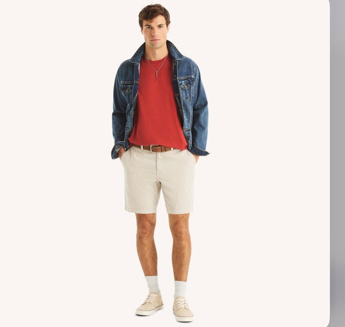 Nautica Crewneck Deck T-Shirt