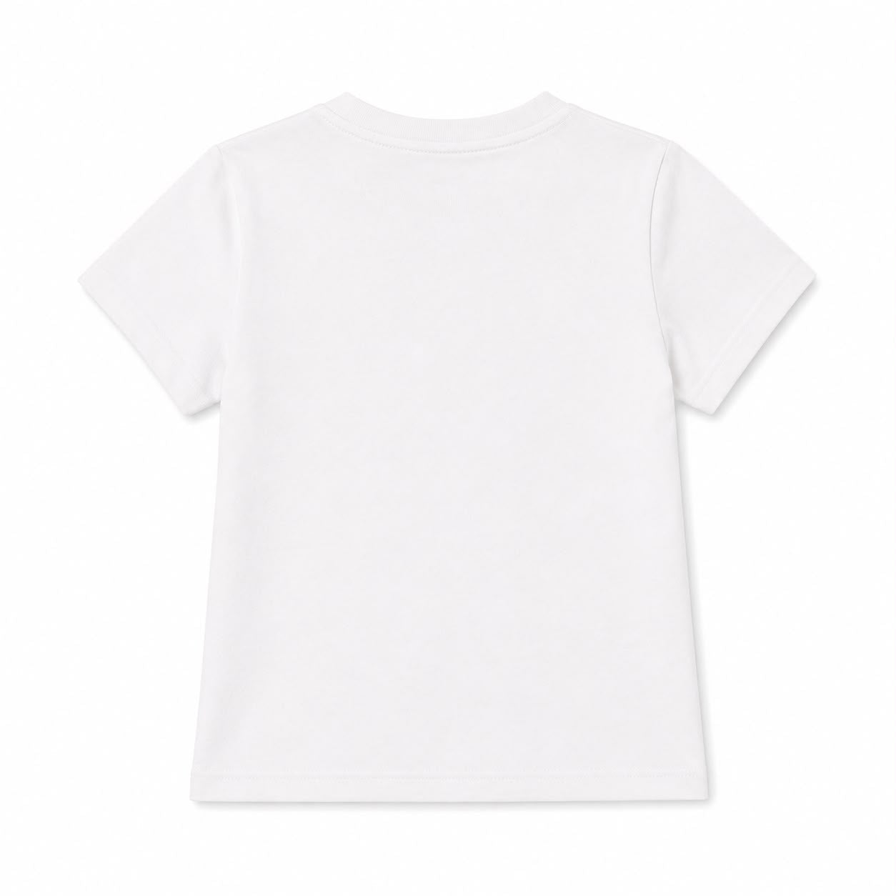 Nautica White round neck t-shirt for girls