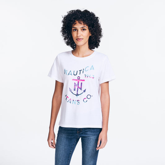 Nautica Jeans Co. Foil Graphic T-Shirt