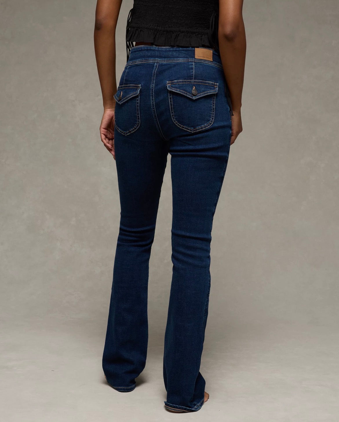 American Eagle AE Next Level Low-Rise Kick Bootcut Jean