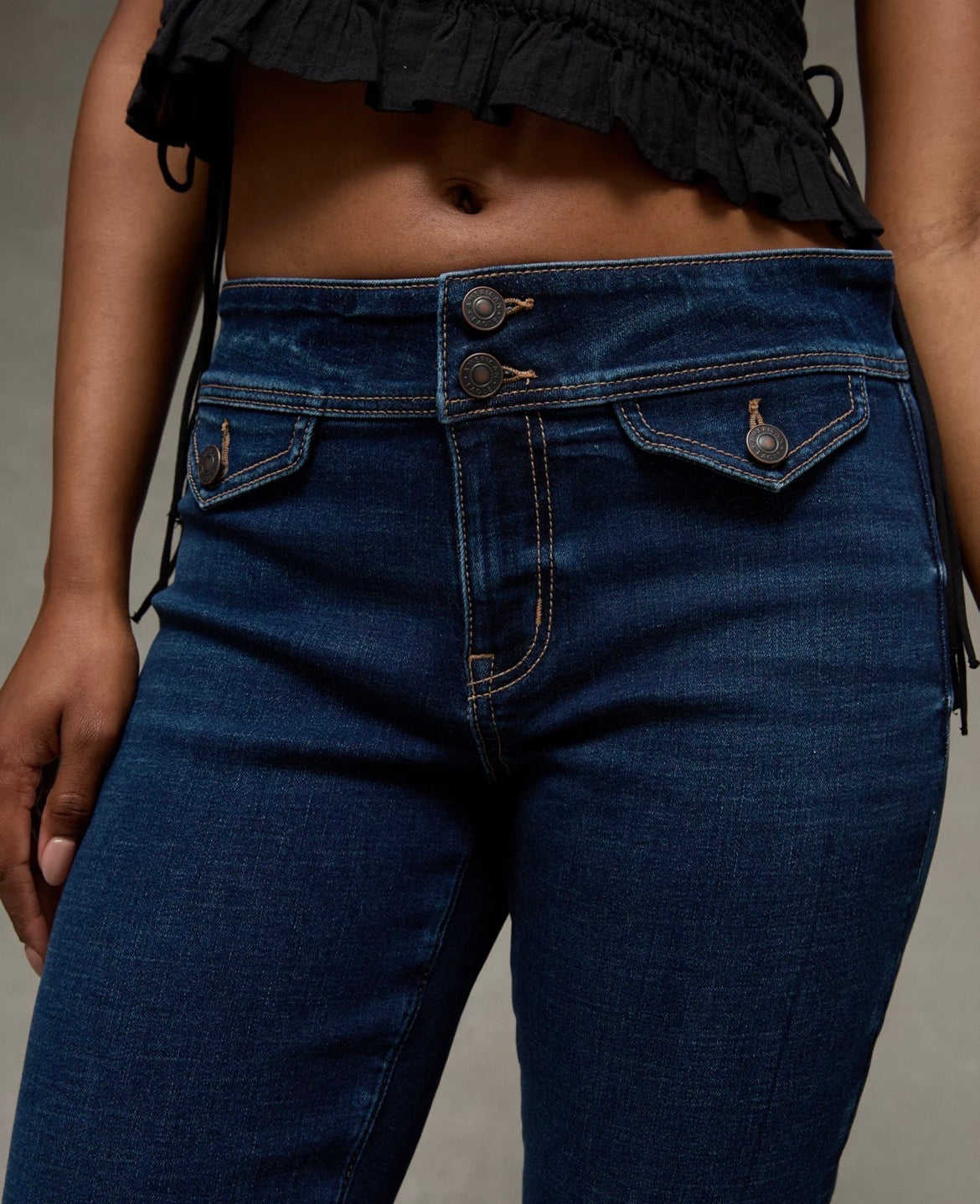 American Eagle AE Next Level Low-Rise Kick Bootcut Jean