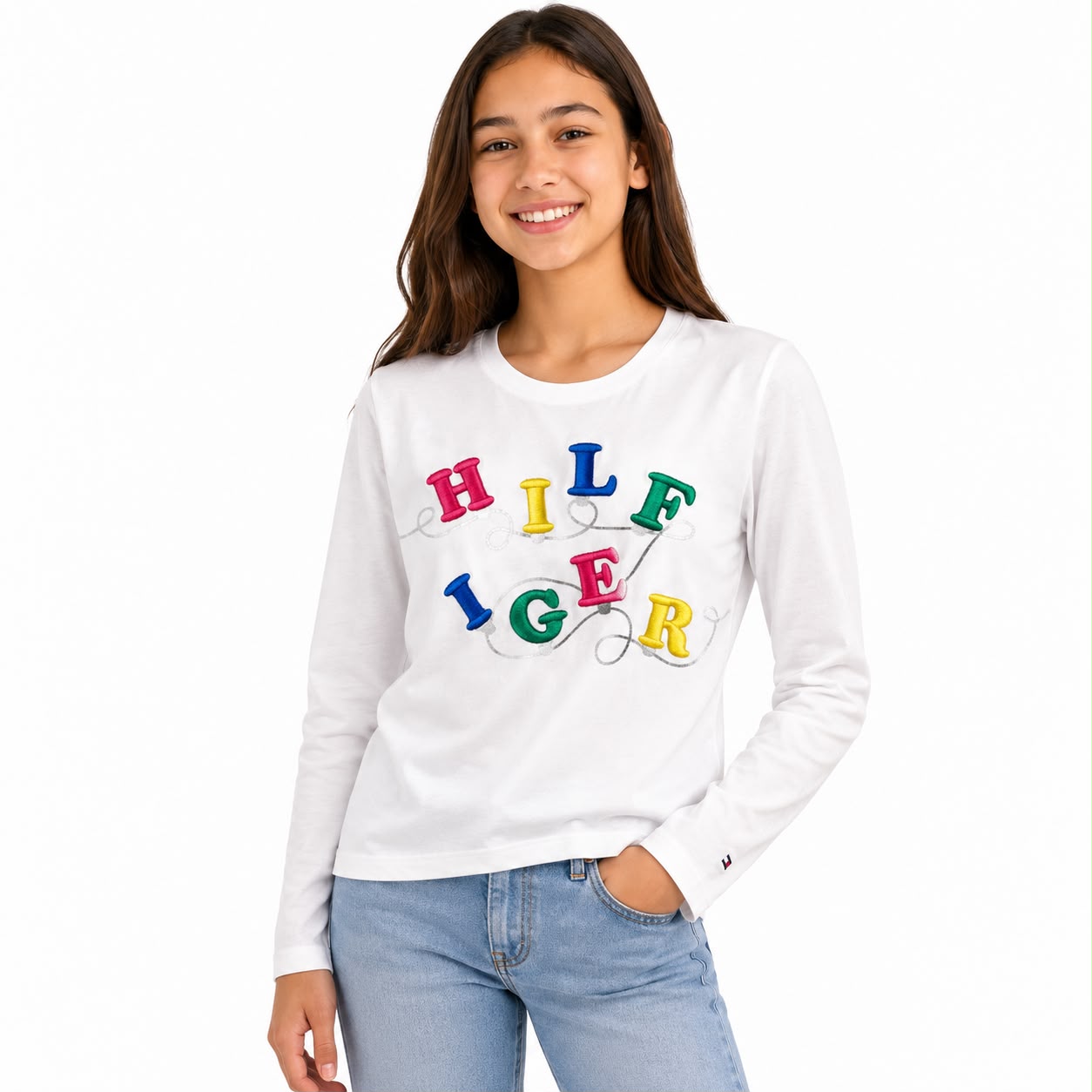 Tommy Hilfiger Kids' Hilfiger String Light T-Shirt