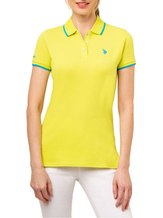 U.S. Polo Assn. Women's Tipped Polo Shirt