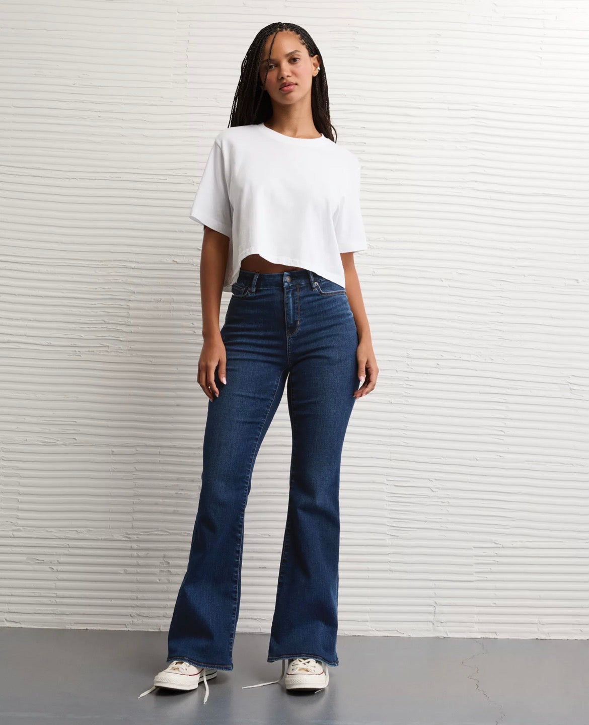 American Eagle AE Next Level Curvy Super High-Waisted Flare Jean