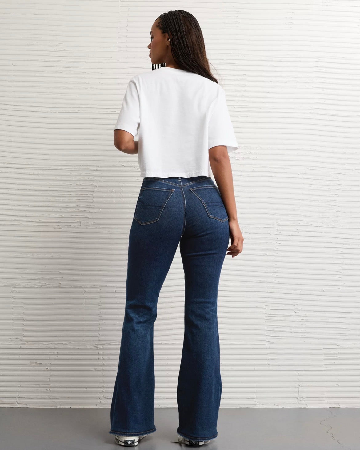 American Eagle AE Next Level Curvy Super High-Waisted Flare Jean