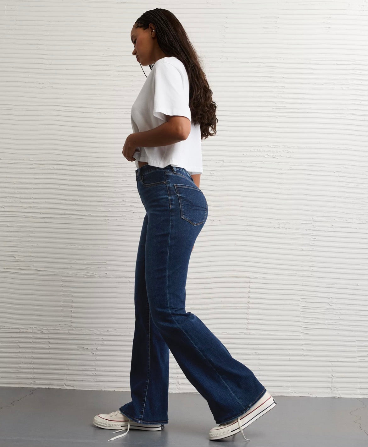 American Eagle AE Next Level Curvy Super High-Waisted Flare Jean