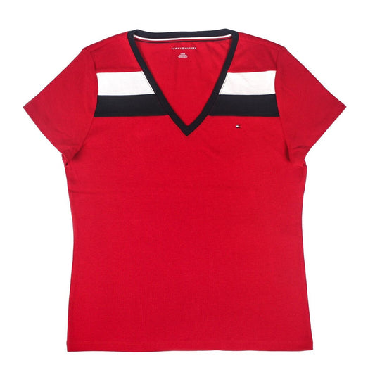 Tommy Hilfiger Women's Casual V-Neck T-Shirt